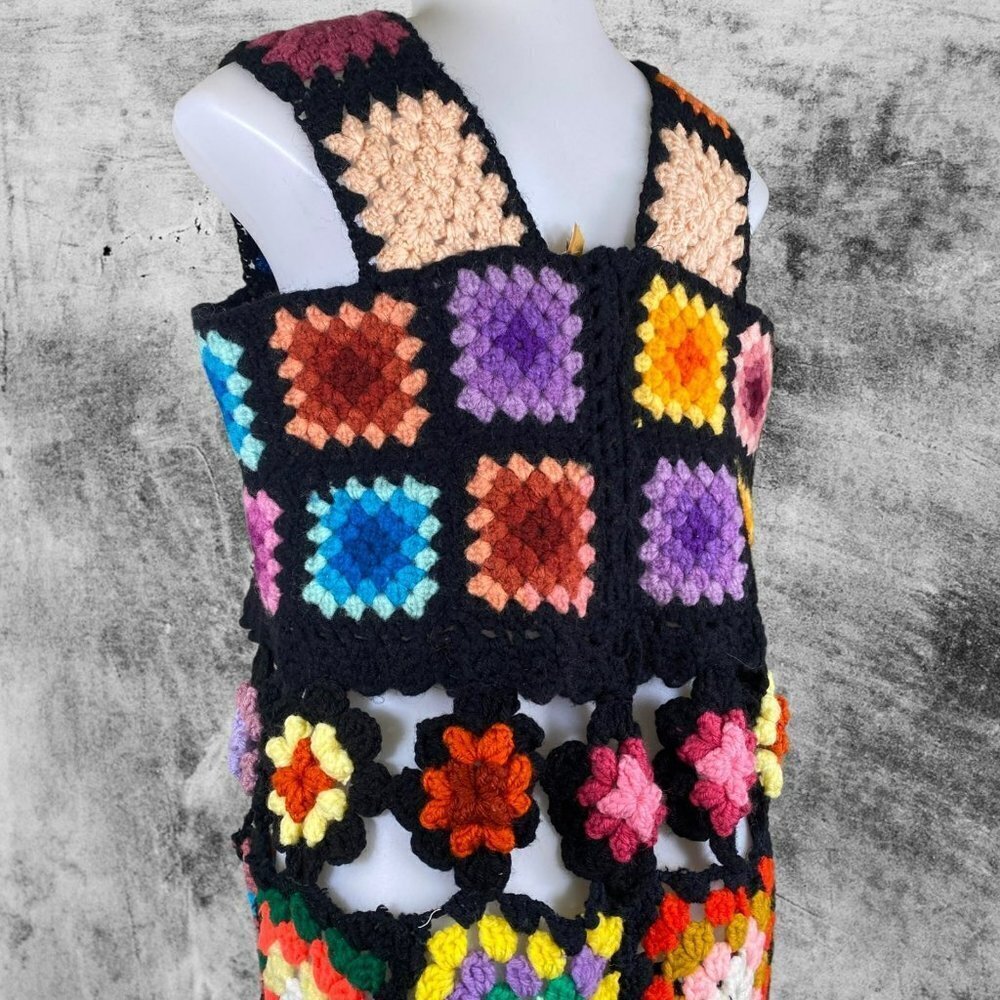 The Series NYC Granny Square Rainbow Dress - Picture 12 of 12